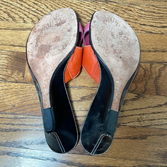 Pink and Orange Wedges - Picture 3 of 3